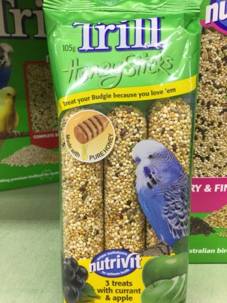 Honey Sticks For Budgies 3 Pack