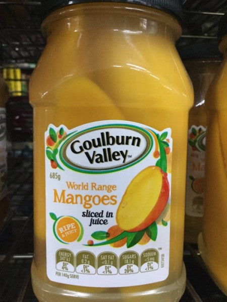 Sliced Mangoes In Juice