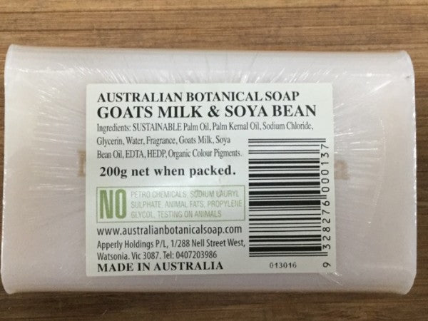 Goats Milk & Soya Bean Soap