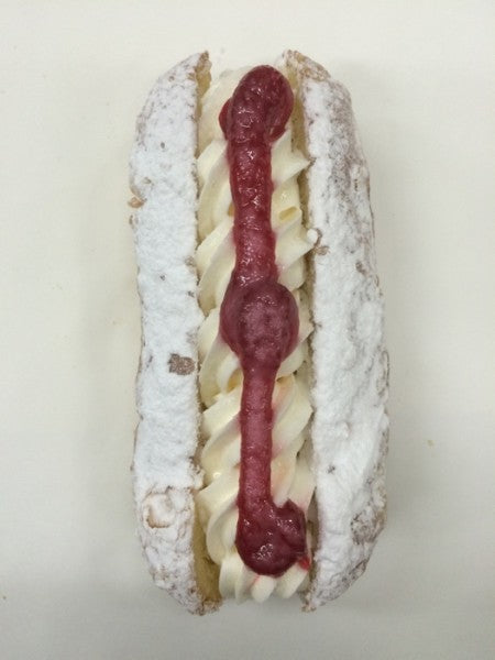 mini long john cream donut