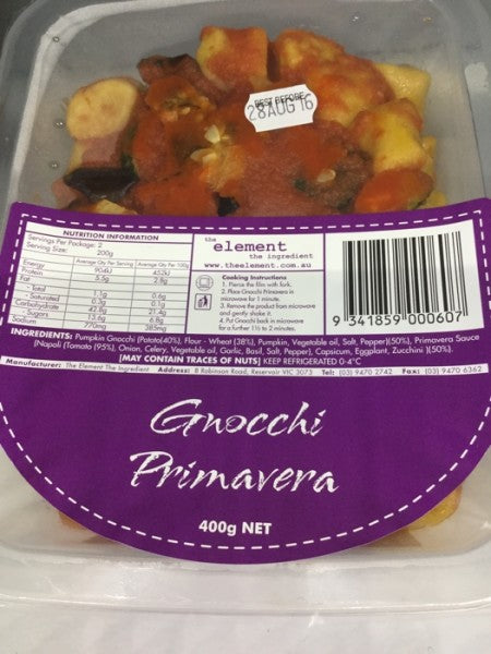 Gnocci Primavera