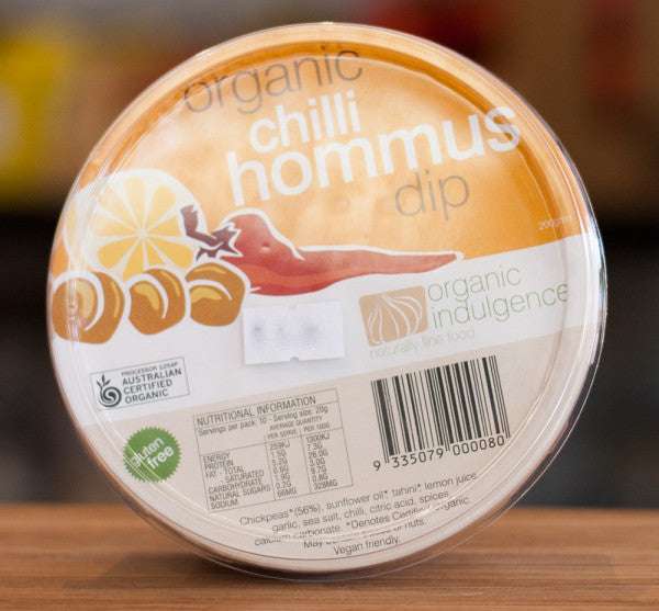 Organic Chilli Hommus Dip