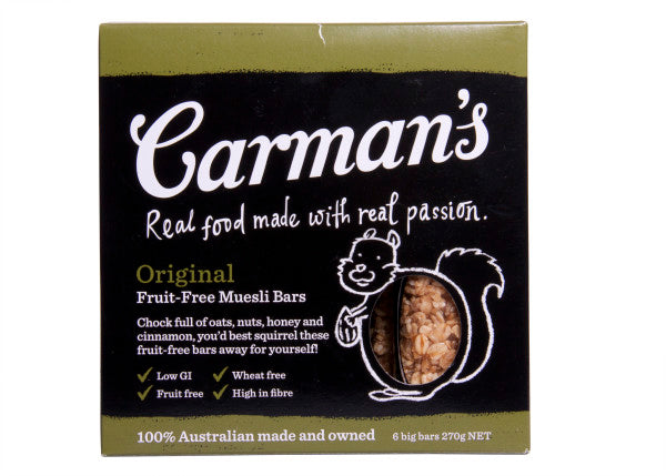 Original Fruit-Free Muesli Bars