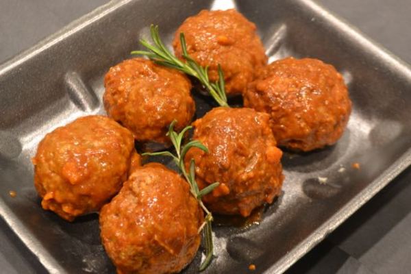 Pork & Fennel Homemade Meatballs in Italian Sauce