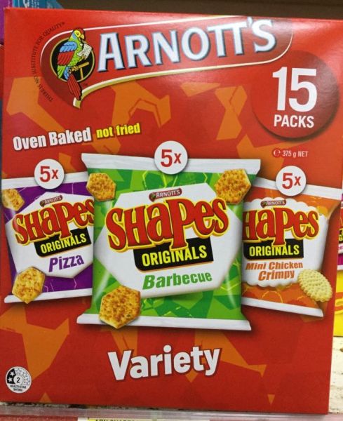 Shapes Variety Multi Pack 15 Packs