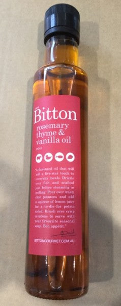 Bitton Rosemary Thyme & Vanilla Oil
