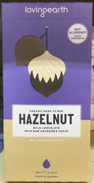 Organic Bean to Bar Hazelnut Mylk Chocolate w/ Raw Asháninka Cacao