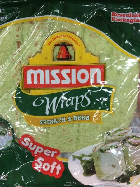 Spinach & Herb Wraps