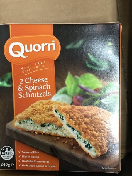 2 Cheese & Spinach Schnitzels