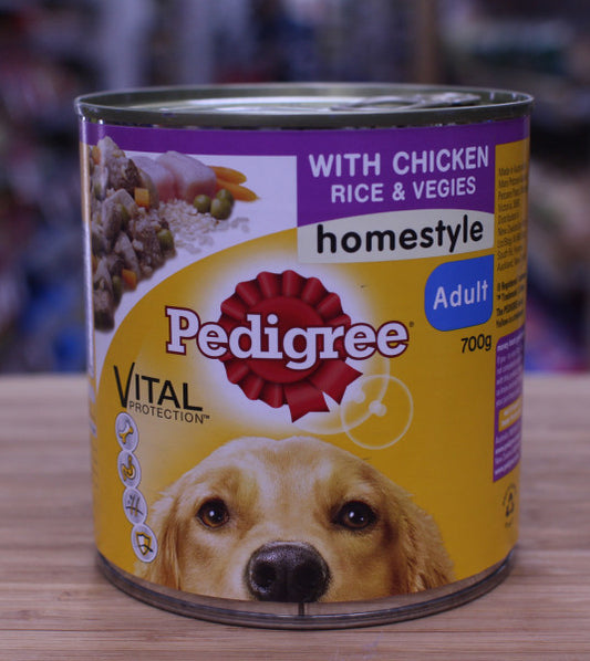 Pedigree Homestyle With Chicken  Rice & Vegies Adult
