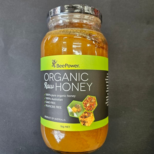 Organic Raw Honey | 1kg | Bee Power | YG-FFF-1936 | FFF-000943