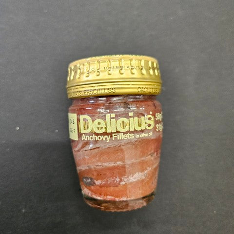 Anchovy Fillets In Olive Oil | 58g | Delicius | YG-FFF-1938 | FFF-000945