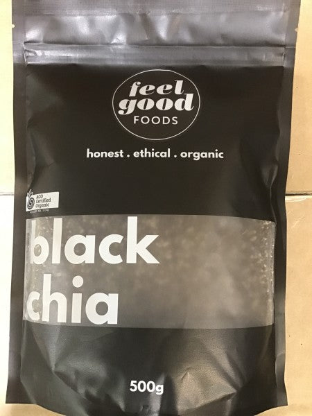 Black Chia | 500g | Feel Good Foods | YG-GAN-729 | GFV-002175