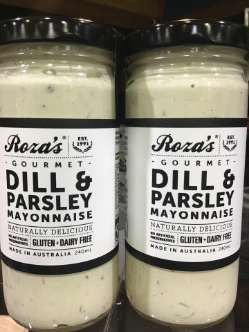 Dill & Parsley Mayonnaise | 240ml | Roza's Gourmet | YG-GAN-771 | GFV-002222