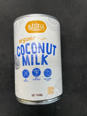 Organic Coconut Milk | 400g | Blissful Organic | YG-FFF-1850 | FFF-005560