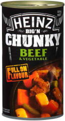 Heinz Big N Chunky Beef & Vegetable Soup | 535g | H J Heinz Company Australia Ltd | PD-9400547030439 | YG-PSN-531 | PD-052157