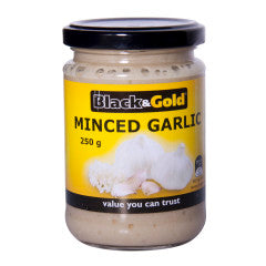 Minced Garlic | 250g | Black & Gold | PD-9310077213724 | YG-PSN-3309 | PD-052369