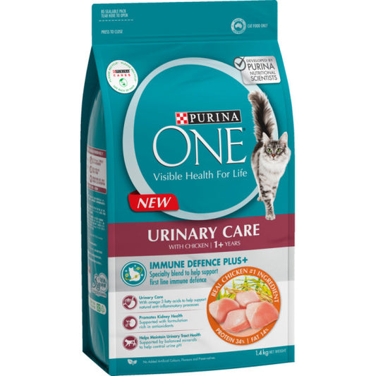 Purina ONE Urinary Care Chicken Dry Cat Food 1.4kg