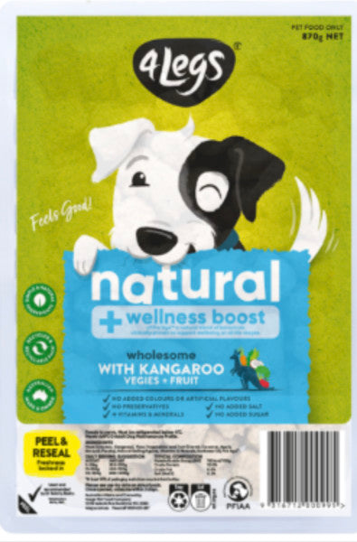 4 Legs Kangaroo Veggie And Fruit Meatballs 870g