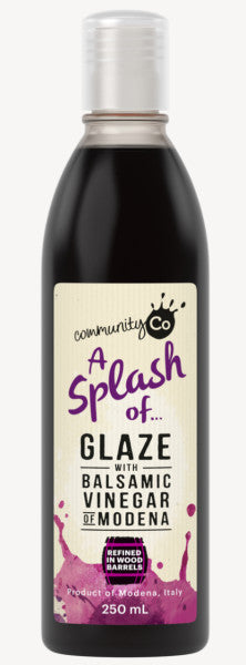 A Splash of Glaze w/ Balsamic Vinegar of Modena