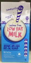 Lactose Free Low Fat Milk | 1 Litre | Community Co | YG-005170-PD-015163