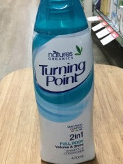 Turning Point 2in1 Full Body Shampoo & Conditioner | 400g | Natures Organics | YG-008918-PD-053139