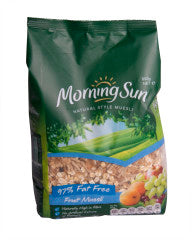 97% Fat Free Natural Fruit Breakfast Muesli | 650g | Morning Sun | YG-009802-PD-051497