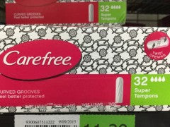 Super Tampons | 32 Tampons | Carefree | YG-008788-PD-052981