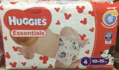 Essentials Toddler Nappies For Boys & Girls 10-15 Kg | 46 Nappies | Huggies | YG-005782-PD-018292