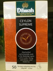 Ceylon Supreme Tea | 50 Bags | Dilmah | YG-009170-PD-051740