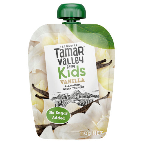 Kids Vanilla Yoghurt Squeezie | 110g | Tamar Valley | YG-005416-PD-015150