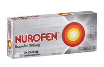 Ibuprofen 200mg | 24 Caplets | Nurofen | YG-005114-PD-015512