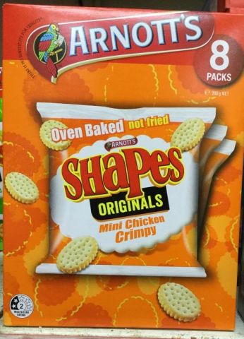 Shapes Originals Mini Chicken Crimpy | 8 Packs | Armott's | YG-004787-PD-015864