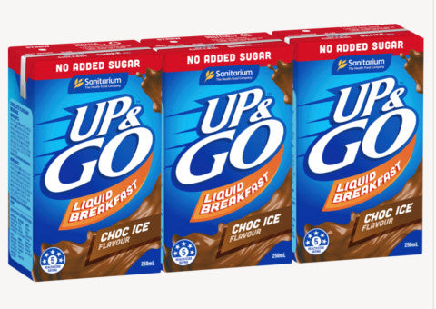 Up & Go Choc Ice No Added Sugar | 3 x 250ml | Sanitarium | YG-005088-PD-015528