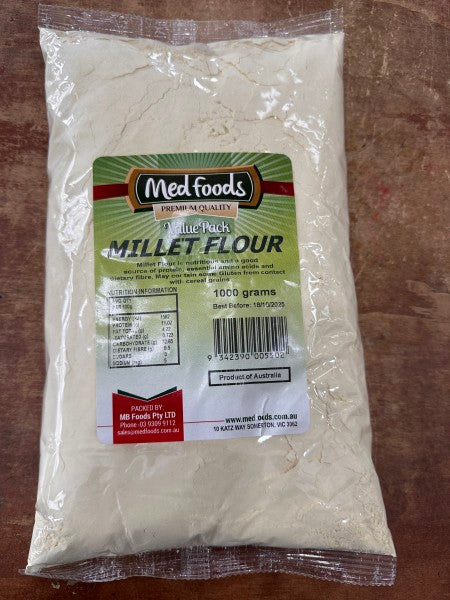 Millet Flour | 1kg | Med Foods | YG-011912-FFF-010310
