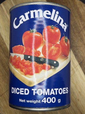 Diced Tomatoes | Tin | Carmelina | YG-011352-EPC-000303