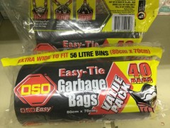 Garbage Bags | 40 Value Pack 56 Litre 80 x 70 | O-So Easy | YG-009809-PD-048856
