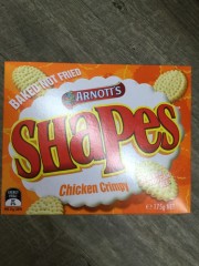 Chicken Crimpy Shapes | 175g | Arnott's | YG-007223-PD-048065