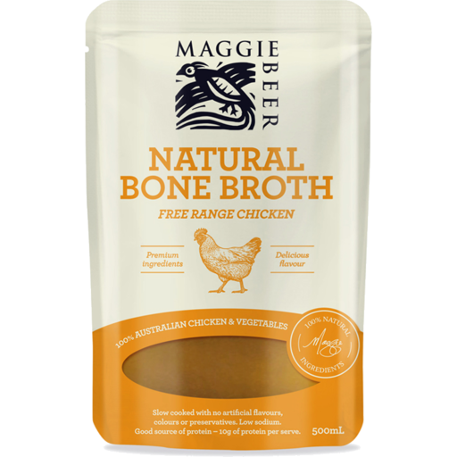 Natural Bone Broth Free Range Chicken | 500ml | Maggie Beer | YG-011717-PD-016446