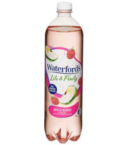 Lite & Fruity Apple Berry W/ Sparkling Mineral Water | 1l | Waterfords | YG-004929-PD-015540