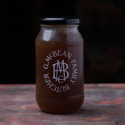 Housemade Beef Stock (Vacuum Sealed) | 1 Jar Contains 750ml | G. Mc Bean Family Butcher | YG-000434-GMB-005519