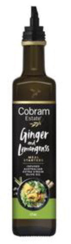 Ginger & Lemongrass Infused Australian Extra Virgin Olive Oil | 375ml | Cobram Estate | YG-004867-PD-005714