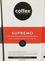 Supremo 100% Arabica Ground Coffee | 250g | Coffex | YG-010362-PD-052988