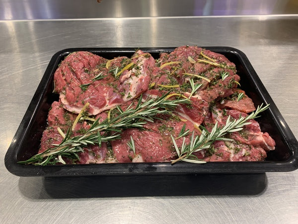 Boneless Spring Lamb Shoulder (lemon, Thyme, Rosemary & Garlic) | Each | YG-000986-MW-002967