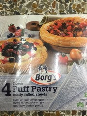 Frozen Puff Pastry 4pk | 660g | Borg's | YG-007065-PD-013234