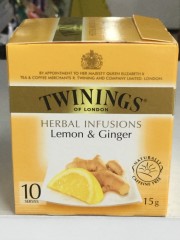 Lemon & Ginger | 10 Bags | Twinings | YG-010180-PD-022272