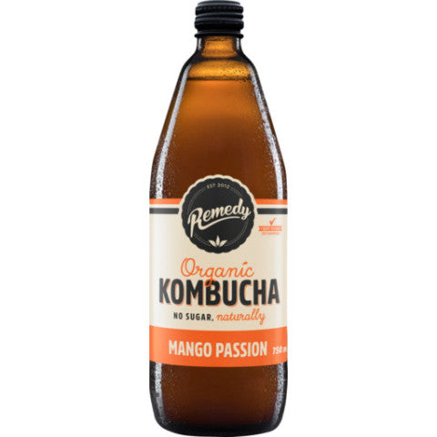 Organic Kombucha Mango Passion | 750ml | Remedy Kobucha | YG-011437-PD-016069