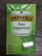 Pure Peppermint Tea Bags | 40 Bags | Twinings | YG-009830-PD-010840