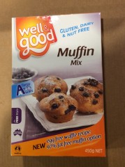 Gluten & Dairy Free Muffin Mix | 450g | Well & Good | YG-007421-PD-052102