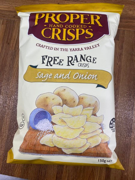 Sage And Onion | 150g | Proper Crisps | YG-000171-FFF-000785